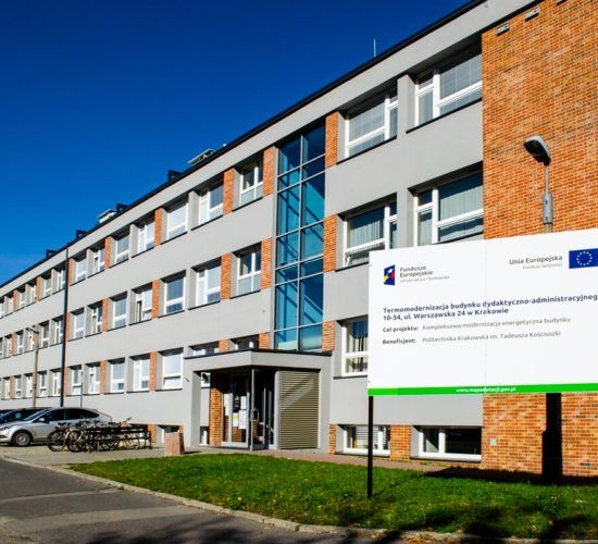 Termomodernizacja budynku dydaktyczno – administracyjnego W-15 (10-34) HOUSTON Politechniki Krakowskiej